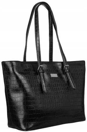 Torba z eko skóry PETERSON PTN IB-01-CRO-9427 Black