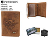 PETERSON PTN N4C-CHM-04 RFID leather wallet