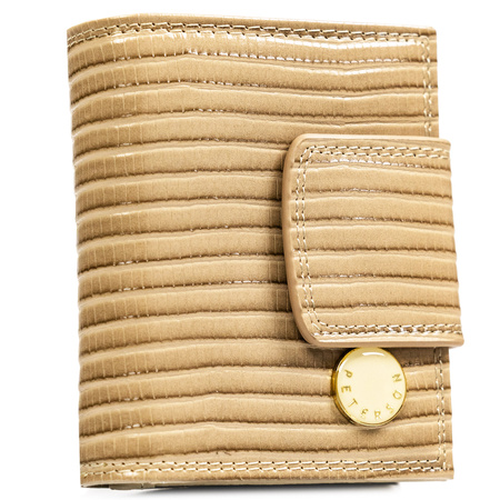 Portfel damski skóra+PU PTN PS329-CRV KHAKI