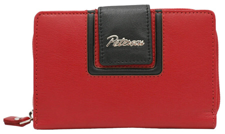 PTN KA-28 Red+Black leather wallet