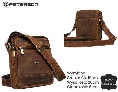 Torba skórzana PTN 251-NSH Tan