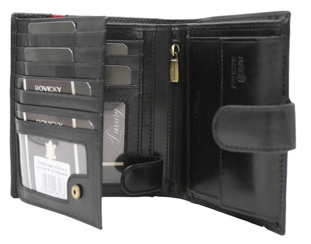 Portfel skórzany RFID ROVICKY 22317L-RVTP