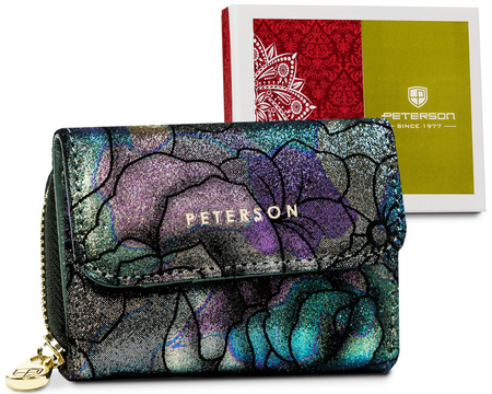 PETERSON PTN 423229-MD RFID leather wallet