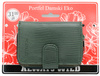 Portfel damski PU A-030B-BL Green
