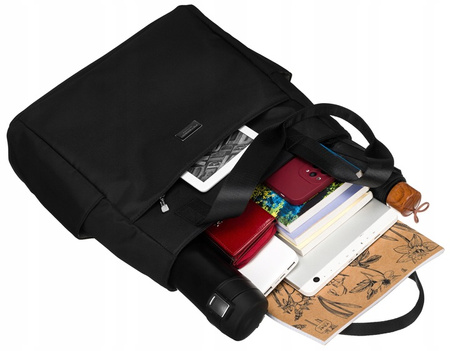 Torebka damska shopperka PTN CTY-04 Black