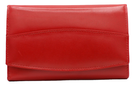 Portfel damski skórzany RD-06-LGV-NL Red