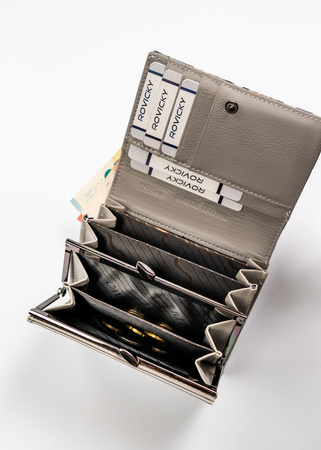 Leather & leatherette wallet RFID 4U CAVALDI PN30-BCF