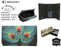 Women's leather wallet R-N55020-ART