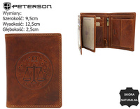 PETERSON PTN N4-EBS RFID leather wallet