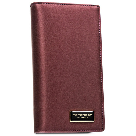 Portfel damski skóra naturalna+PU PTN PS1431-HNL Purple 