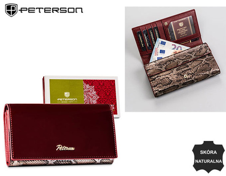 PETERSON PTN BS-411 RFID leather wallet