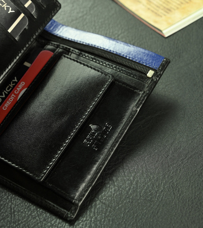 RONALDO D1072-VT RFID leather wallet
