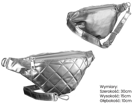 Saszetka nerka WB21-PK Silver