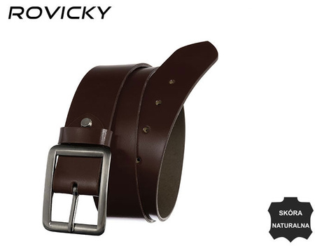 Pasek skórzany ROVICKY PRD-4-N Brown