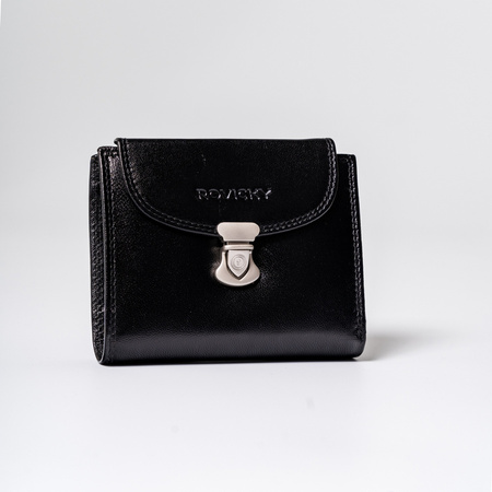 Women's Leather Wallet R-RD-39-GCL Black