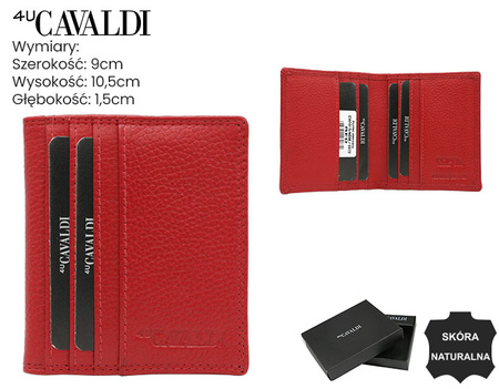 Portfel skórzany CW1015-NDM Red