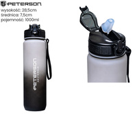 Bidon 1000ml PTN HY-8014-1L White-Black