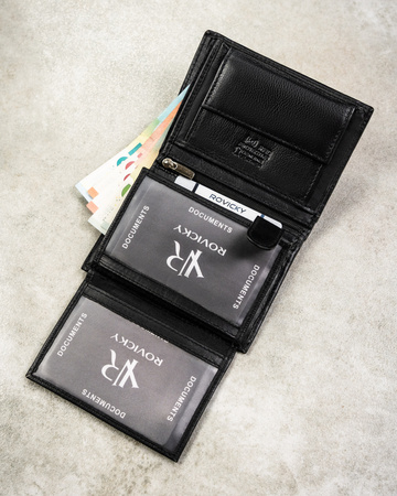 Portfel męski skórzany 0001-RVD Black