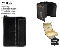 Portfel męski skórzany N4Z-HWM Black