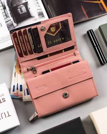 Portfel skórzany RFID PETERSON PTN RD-02-GCL-Y