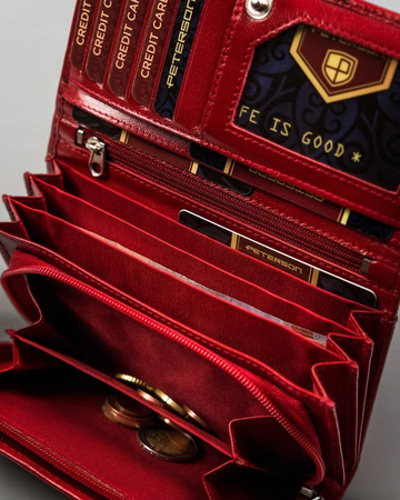 PETERSON PTN RD-07-GCL-S RFID leather wallet