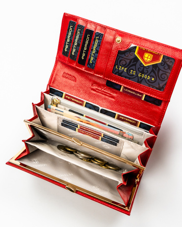 Portfel damski PTN PTN PS122-MLF Red