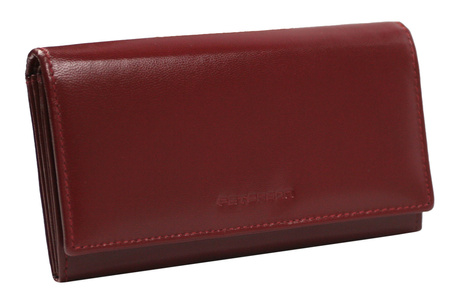 Portfel damski skórzany PTN RD-08-NGV Burgundy
