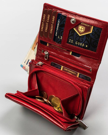 PETERSON PTN RD-02-GCL-Y RFID leather wallet