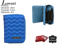 Portfel damski skórzany 5157-WAV Navy