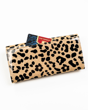 Portfel damski skóra+PU PTN PS401-PDS Gold