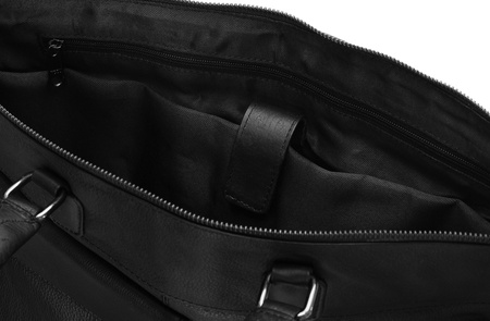 NO LOGO leather laptop bag LAP-15601-NDM-NL