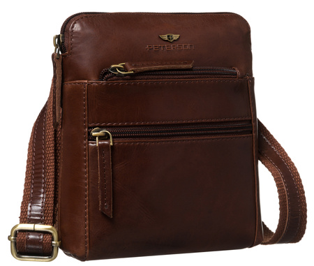 Torba skórzana + Etui PTN 1903-TUM Brown