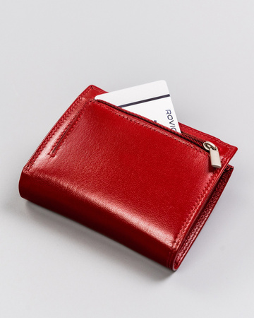 Women's leather wallet R-RD-39-GCL Red