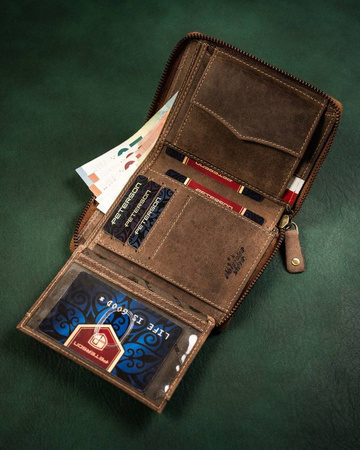 PETERSON PTN 340PW-03 2-1-4 RFID leather wallet