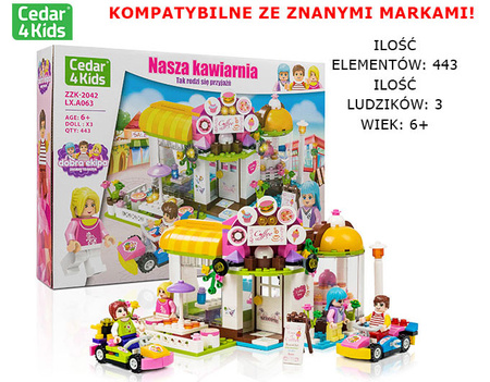 Klocki konstrukcyjne plastikowe CEDAR4KIDS ZZK-2042-LX.A063 MIX