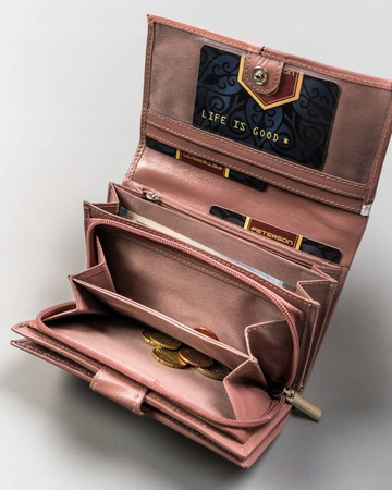 Portfel skórzany RFID PETERSON PTN RD-21-GCL-Y