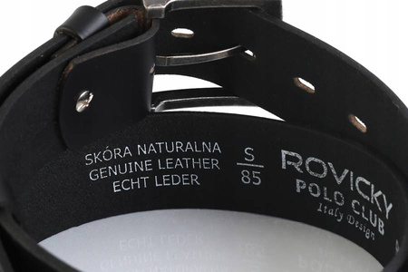 Pasek skórzany ROVICKY RPC-01-S