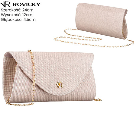 Torebka kopertówka R-XS029-2 Champagne