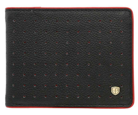 Peterson portfel sk. PTN 304.03 BLACK+RED