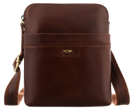 Torba skórzana + Etui PTN 19004-TUM Brown