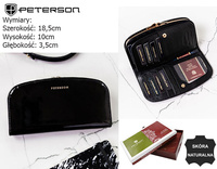 PETERSON PTN 42123-SH RFID leather wallet