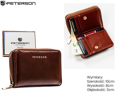 Portfel damski PU PTN 010-HF Brown