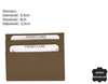Skórzane etui na karty CC323-ACL L.Beige