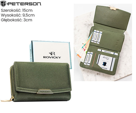 Portfel damski eko R-001-HN6 Green