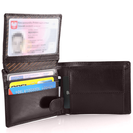 Rovicky men's RFID leather wallet CPR-021-BAR