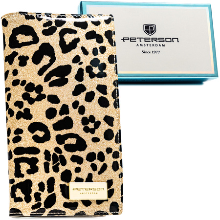 Portfel damski skóra+PU PTN PS1431-PDS Gold