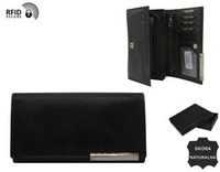Women's leather wallet RD-07-GCL-NL4 Black
