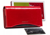 Portfel skórzany RFID PETERSON PTN PL-411 Red+Black