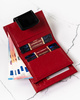 Women's leather wallet PTN 42329-SH RED