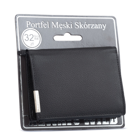 Portfel męski skórzany N4-P-PDM-BL Black